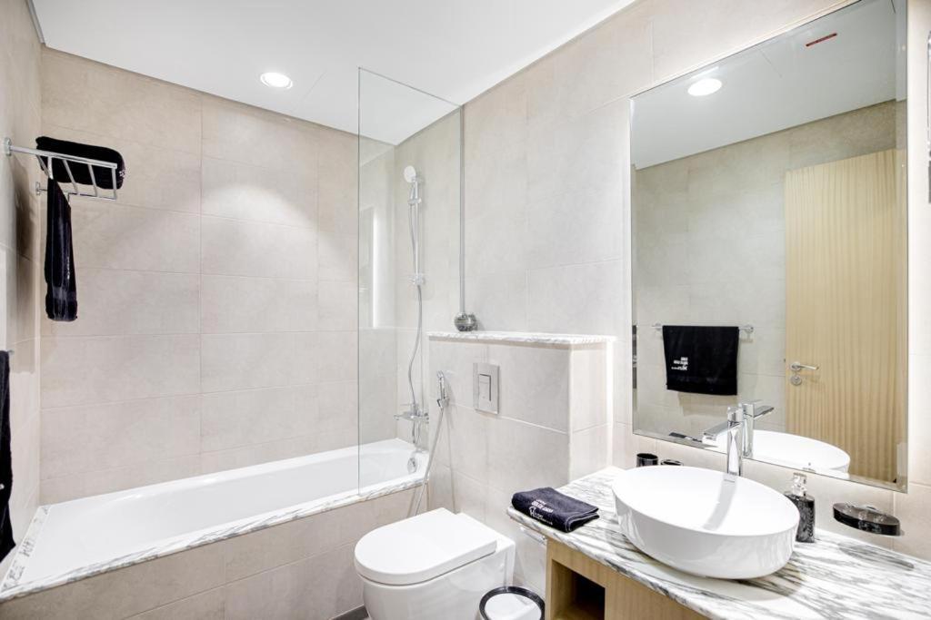 Paramount Midtown Deluxe 1 Bedroom Apartment With Full Burj-Khalifa View Dubai Ngoại thất bức ảnh