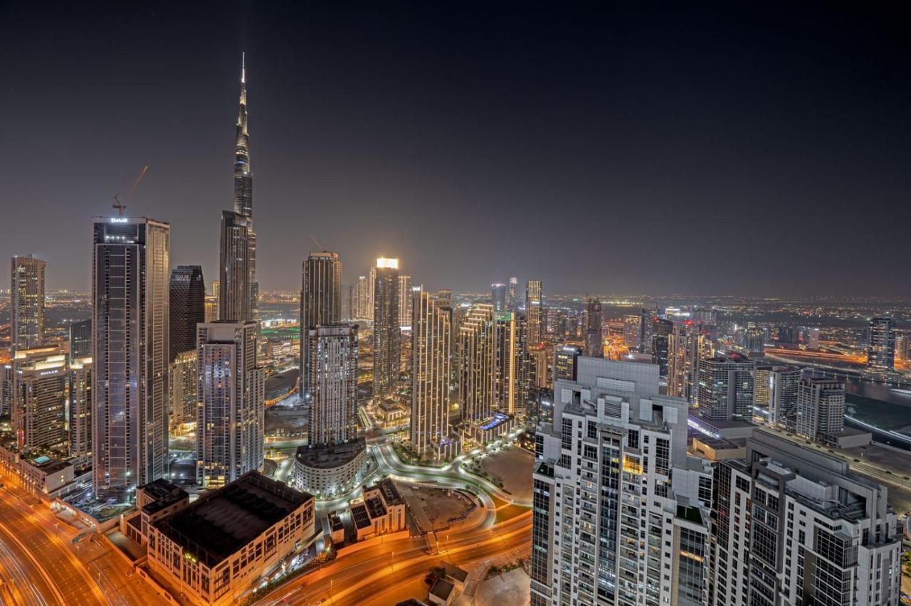 Paramount Midtown Deluxe 1 Bedroom Apartment With Full Burj-Khalifa View Dubai Ngoại thất bức ảnh