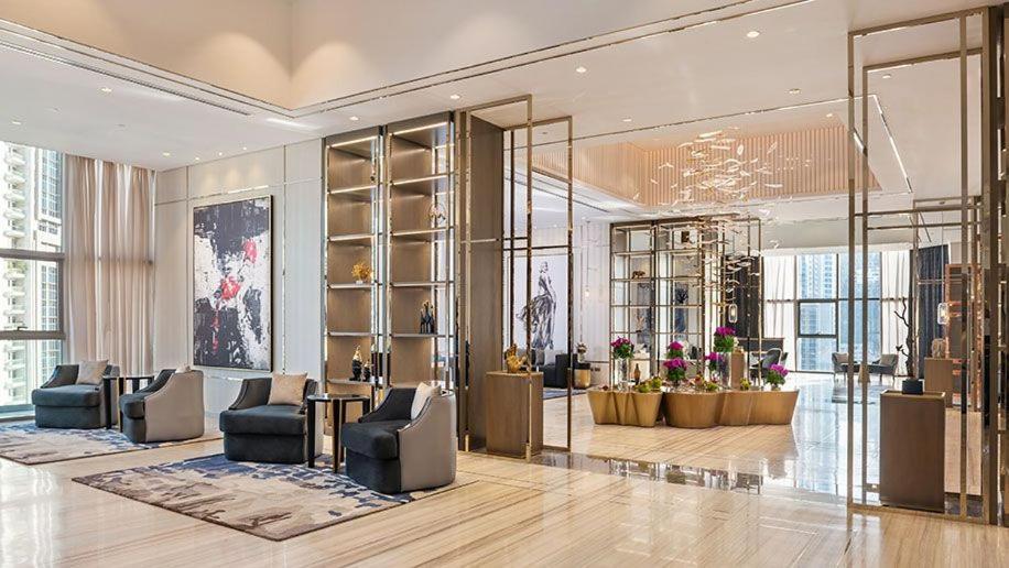 Paramount Midtown Deluxe 1 Bedroom Apartment With Full Burj-Khalifa View Dubai Ngoại thất bức ảnh